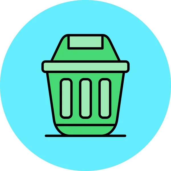 Dumpster Creative Icons Desig — Vettoriale Stock
