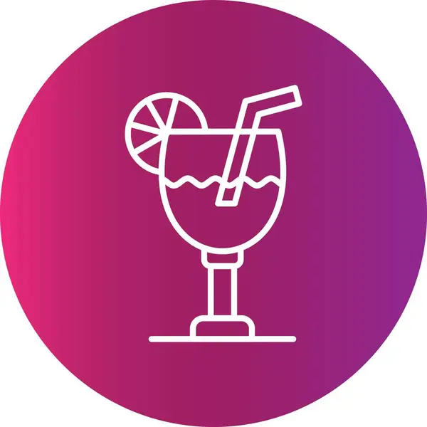 Cocktail Creative Icons Desig — ストックベクタ