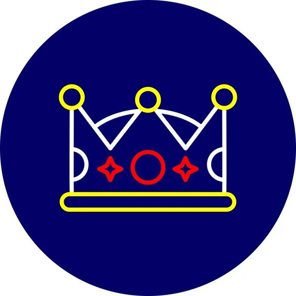 Crown Creative Icons Desig — Stock vektor