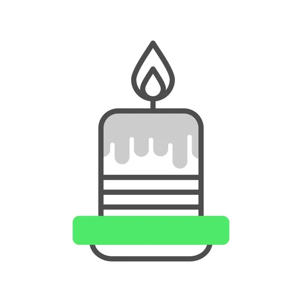 Candle Creative Icons Desig — Stock vektor