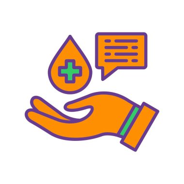 Blood Donation Creative Icons Desig