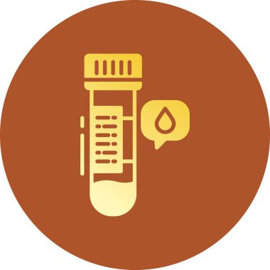 Blood Sample Creative Icons Desig
