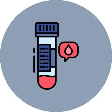 Blood Sample Creative Icons Desig