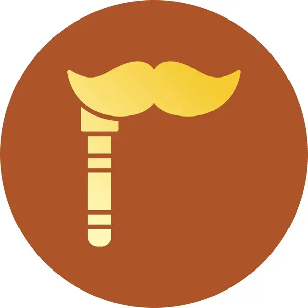 Moustache Creative Icons Desig — ストックベクタ