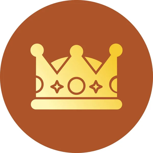 Corona Iconos Creativos Desig — Vector de stock