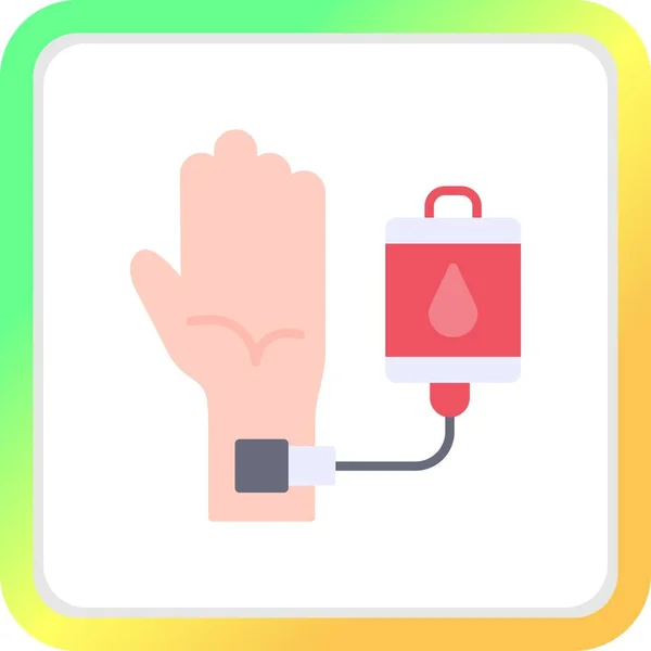 Transfusion Creative Icons Desig — Vetor de Stock