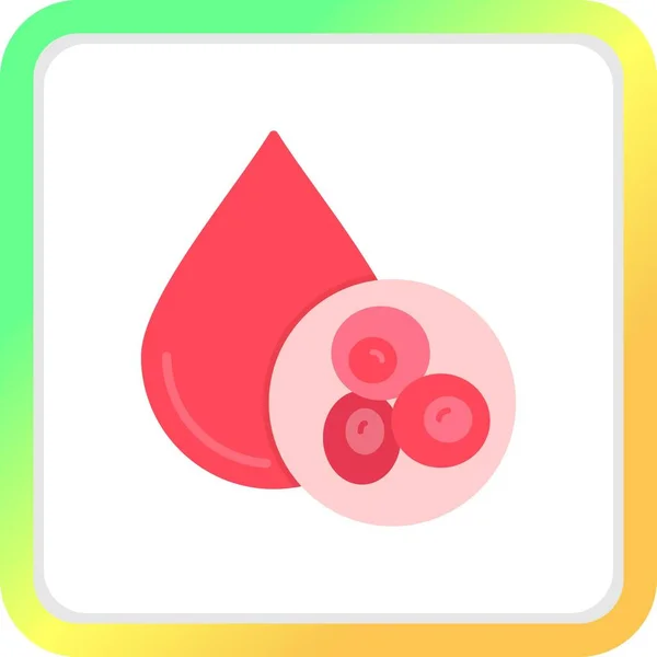 Kreatywne Ikony Komórek Krwi Desig — Wektor stockowy