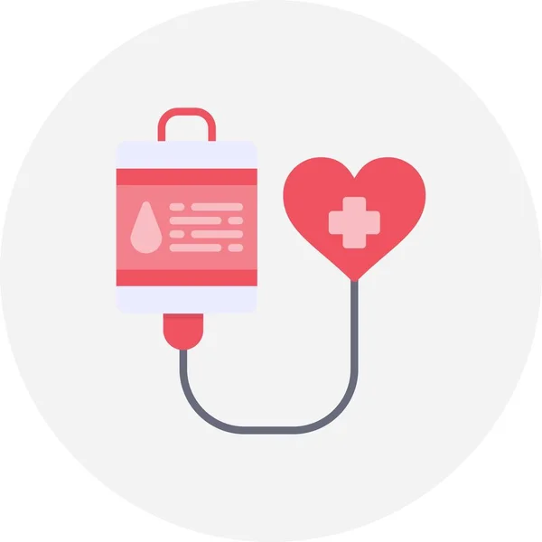 Blood Donation Creative Icons Desig — Vettoriale Stock