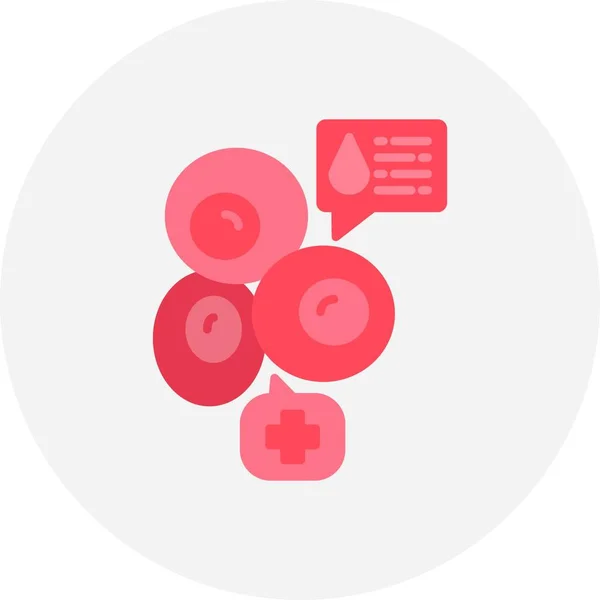 Blood Cells Creative Icons Desig — Vetor de Stock