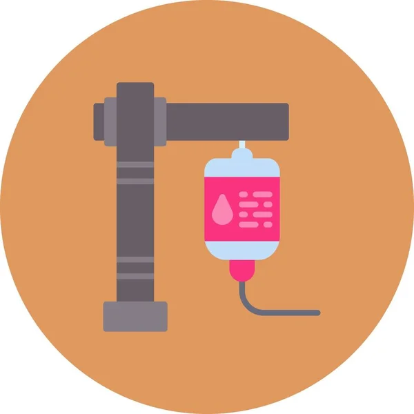 Blood Transfusion Creative Icons Desig — Vetor de Stock