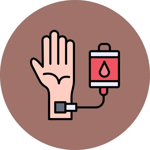 Transfusion Creative Icons Desig — Vettoriale Stock