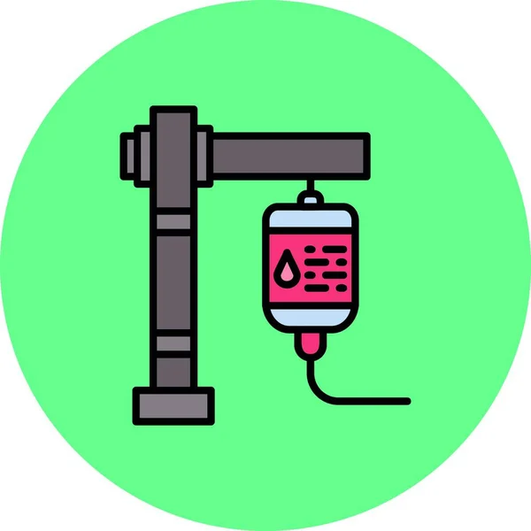 Blood Transfusion Creative Icons Desig — Vetor de Stock