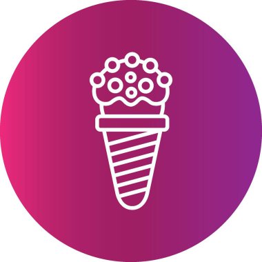 Dondurma Konisi Yaratıcı Simgeler Tasarımı