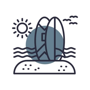  Surfboard Creative Icons Desig