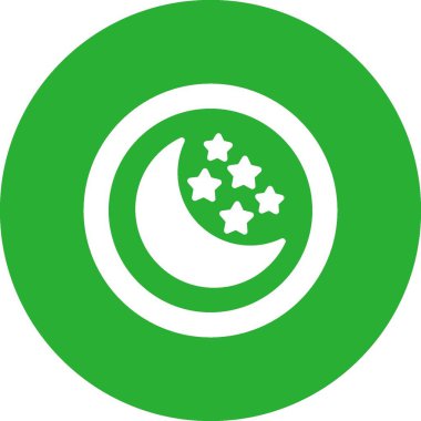 Gece Yaratıcı Simgeler Tasarımı