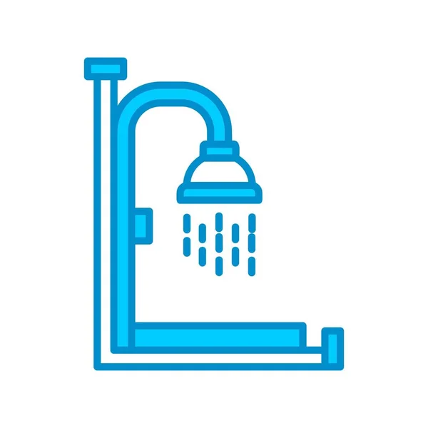 Shower Creative Icons Desig — Vector de stock