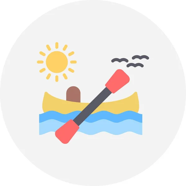 Kayak Creative Icons Desig — Stockvector