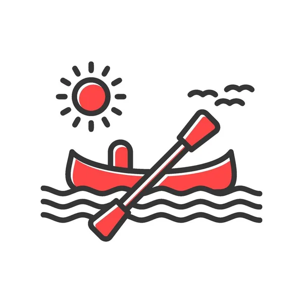 Kayak Creative Icons Desig — Stock Vector