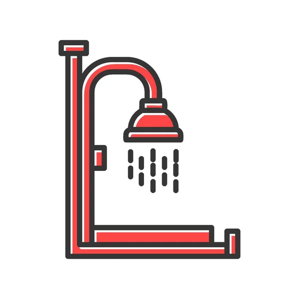 Shower Creative Icons Desig — Stok Vektör