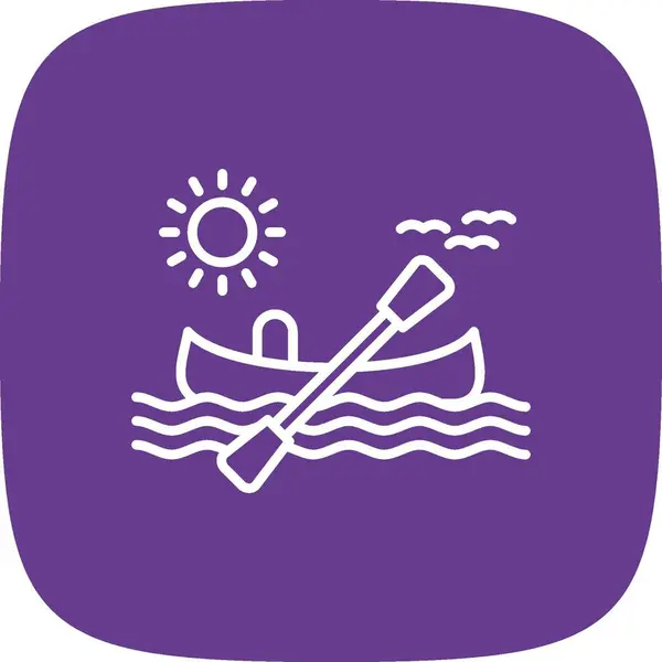 Kayak Creative Icons Desig — Stockvector