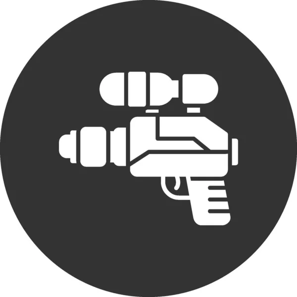 Pistola Agua Iconos Creativos Desig — Vector de stock