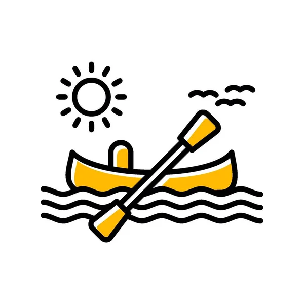 Kayak Creative Icons Desig — Stockvektor