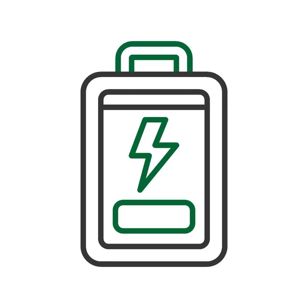 低电池创意图标的设计 — 图库矢量图片