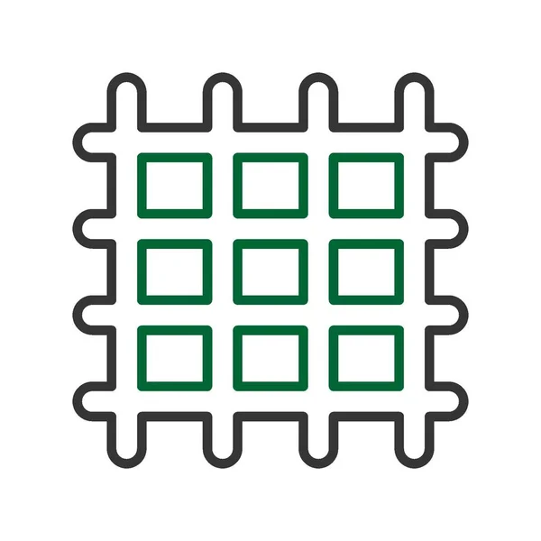 Grid Creative Icons Tervezése — Stock Vector