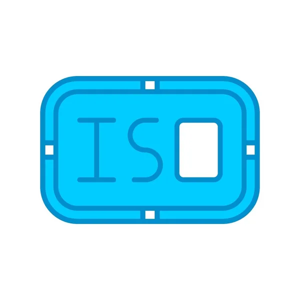 Iso Creative Icons Tervezése — Stock Vector