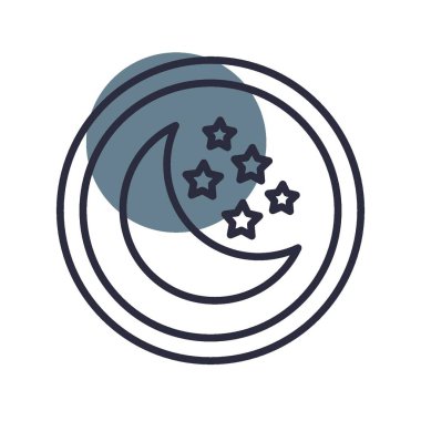 Gece Yaratıcı Simgeler Tasarımı