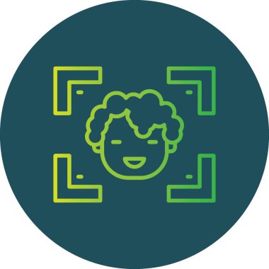  Yüz Tespiti Yaratıcı Simgeler Tasarımı