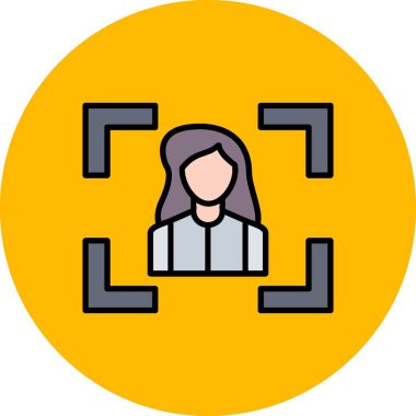 Portre Yaratıcı Simgeler Tasarımı