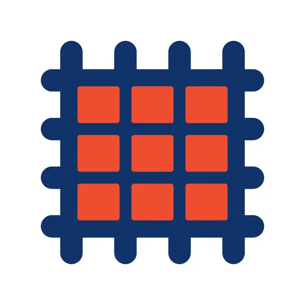 Grid Creative Icons Tervezése — Stock Vector