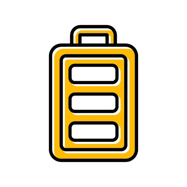 Full Battery Creative Icons Desig — Stockový vektor