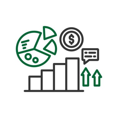 İstatistikler Yaratıcı Simgeler Tasarımı