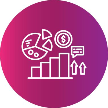 İstatistikler Yaratıcı Simgeler Tasarımı