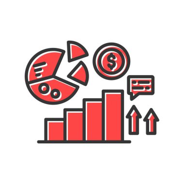 İstatistikler Yaratıcı Simgeler Tasarımı