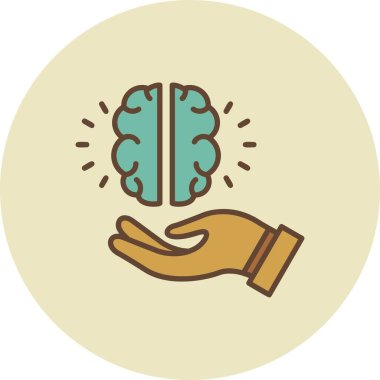 Beyin Yaratıcı Simgeleri Tasarımı