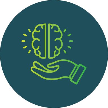 Beyin Yaratıcı Simgeleri Tasarımı