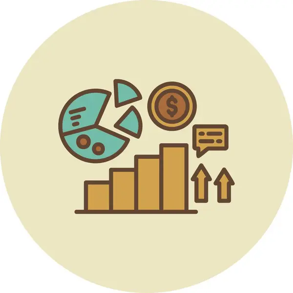 Statistiky Creative Icons Desig — Stockový vektor
