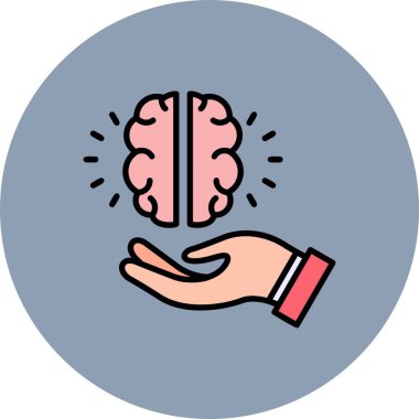 Beyin Yaratıcı Simgeleri Tasarımı