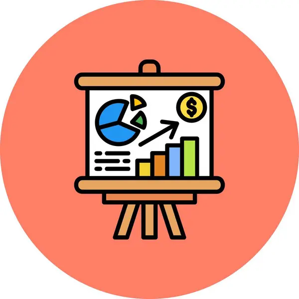 Presentation Creative Icons Desig — Stock Vector
