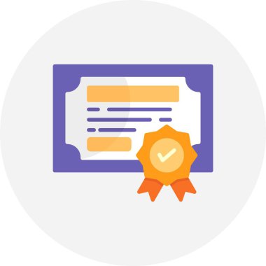 Sertifika Yaratıcı Simgeler Tasarımı