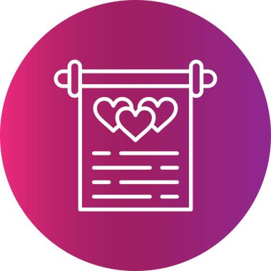 Düğün Yemini Yaratıcı Simgeler Tasarımı