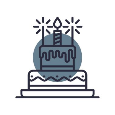 Birthday Cake Creative Icons Desig
