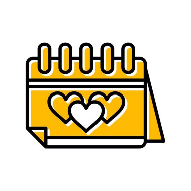 Düğün Günü Yaratıcı Simgeler Tasarımı