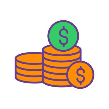  Coins Creative Icons Desig