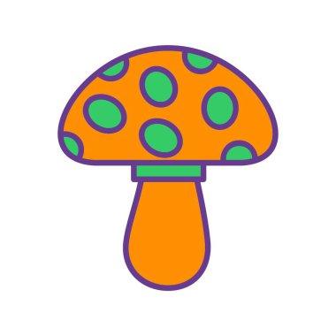 Mantar Yaratıcı Simgeler Tasarımı