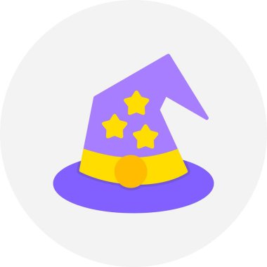 Sihirbaz Şapkası Yaratıcı Simgeler Tasarımı