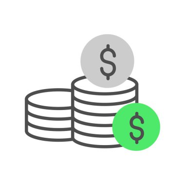  Coins Creative Icons Desig